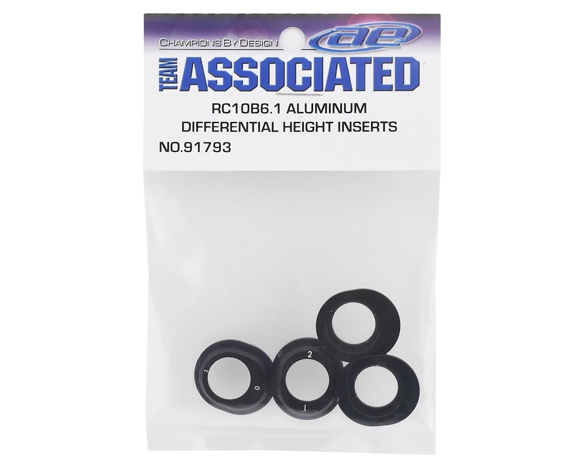 Team Associated B6.1/B6.1D Aluminum Differential Height Inserts