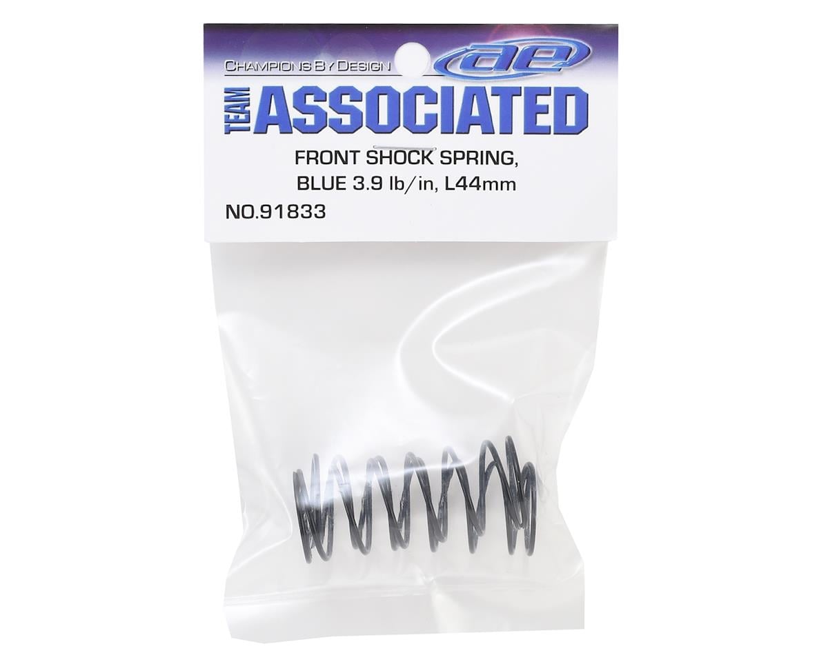 Team Associated 12mm Front Shock Spring (2) (Blue/3.90lbs) (44mm long)