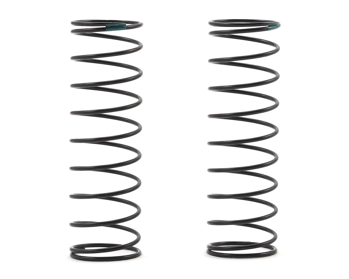 Team Associated 12mm Rear Shock Spring (2) (Green/1.80lbs) (61mm Long)