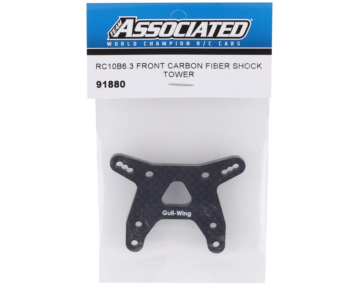 Team Associated RC10B6.3 Carbon Fiber "Gullwing" Front Shock Tower