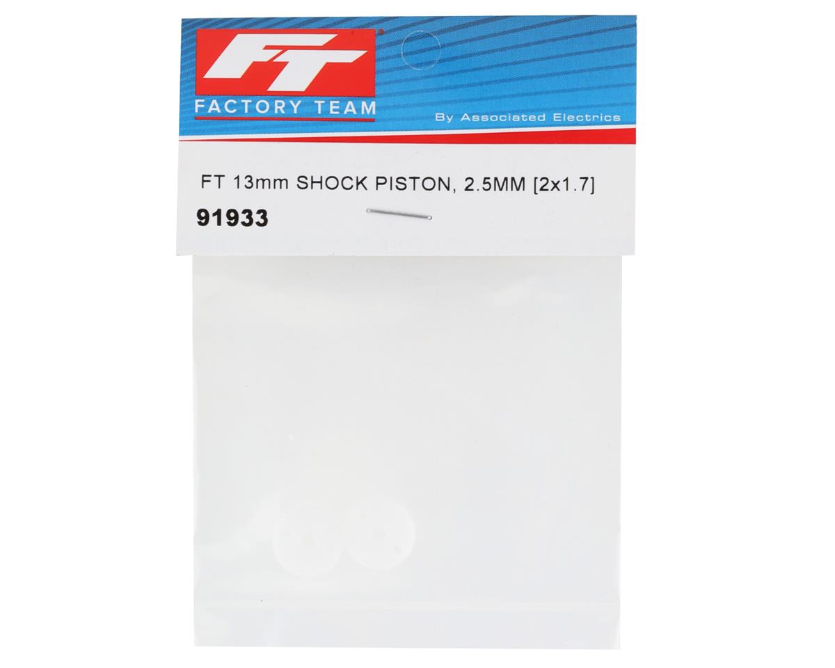 Team Associated Factory Team 13mm 2.5mm Shock Pistons (2) (2x1.7mm)
