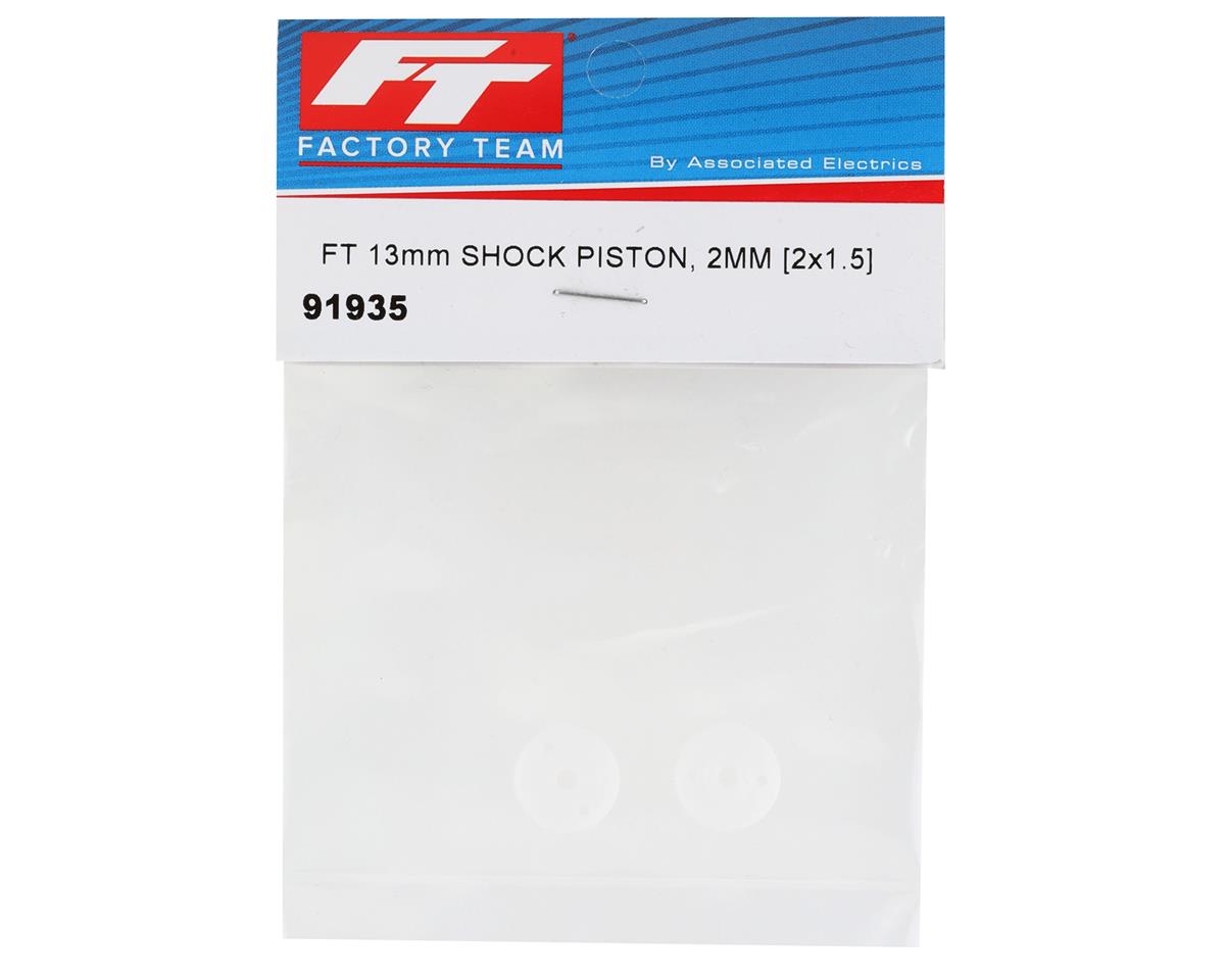 Team Associated Factory Team 13mm 2mm Shock Piston (2) (2x1.5mm)