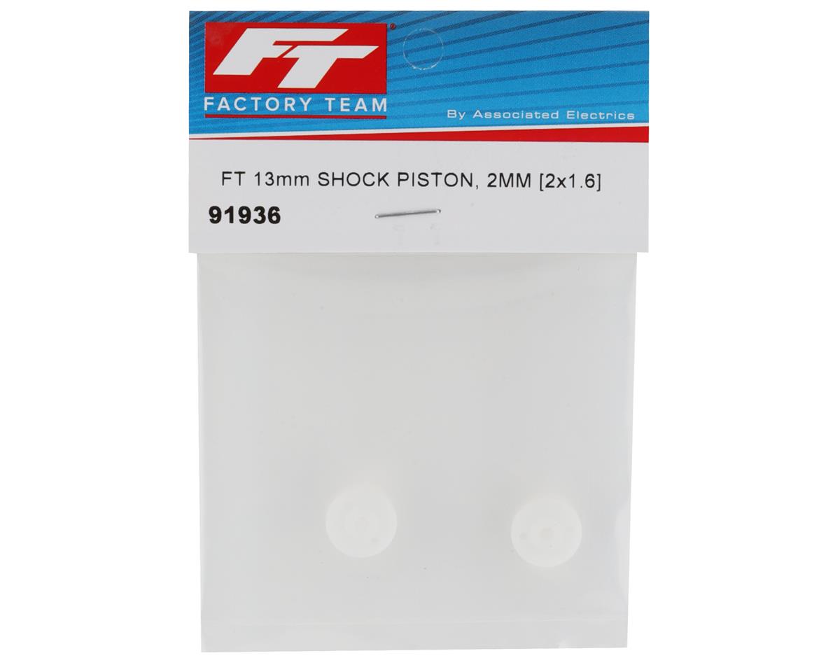 Team Associated Factory Team 13mm 2mm Shock Piston (2) (2x1.6mm)
