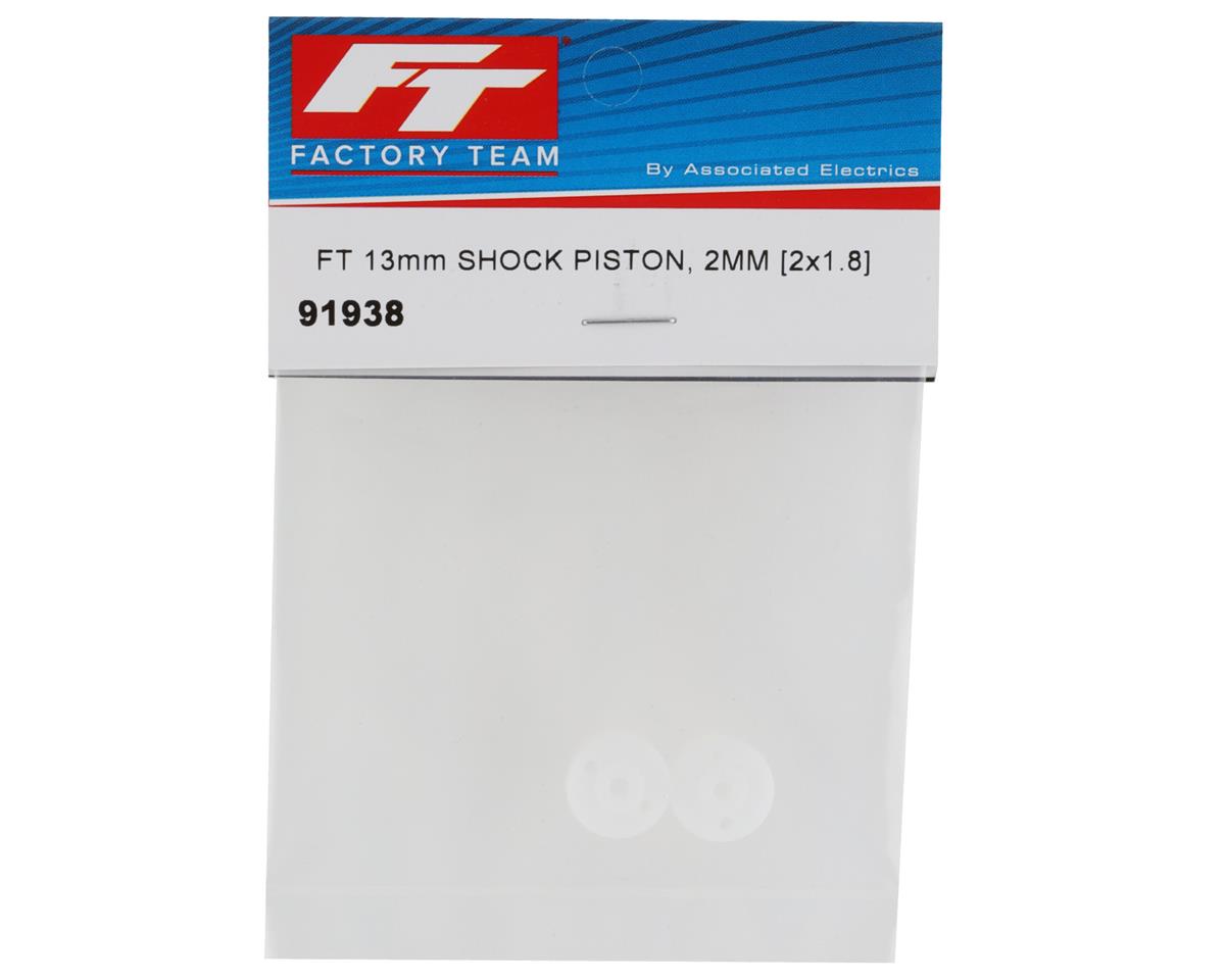 Team Associated Factory Team 13mm 2mm Shock Piston (2) (2x1.8mm)