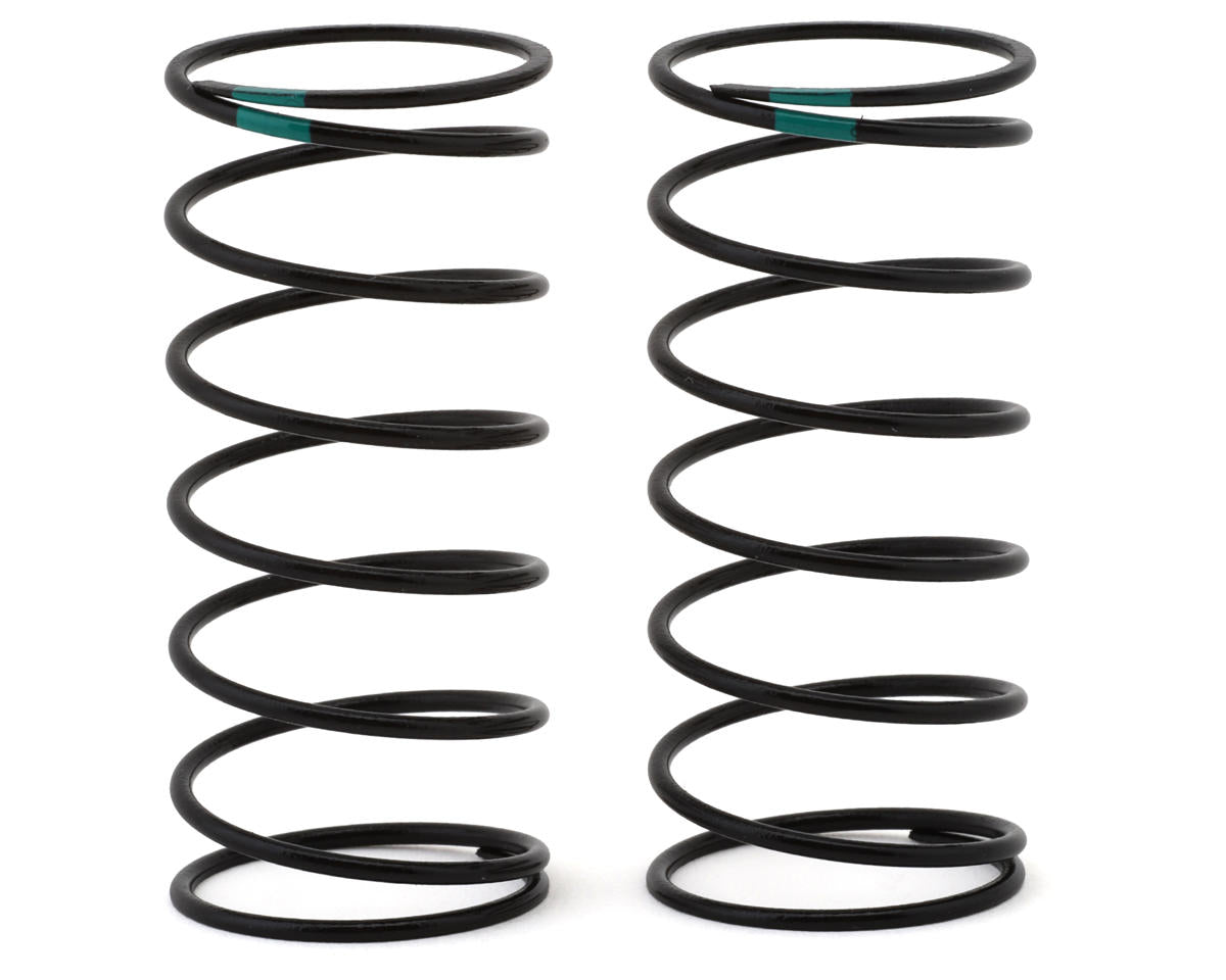 Team Associated RC10 13mm Front Shock Springs (2) (Green/3.1lbs)