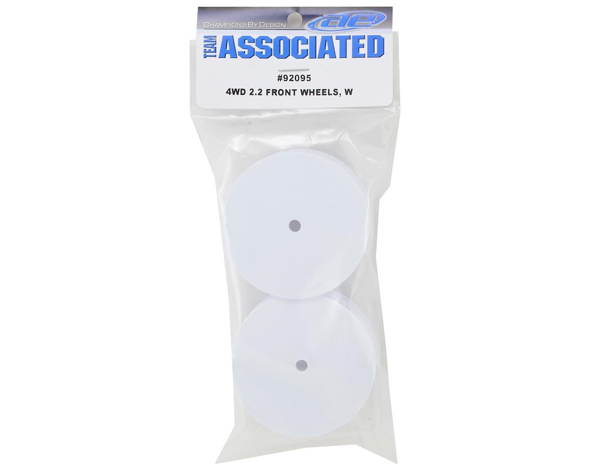Team Associated 12mm Hex 2.2 4WD Front Buggy Wheels (2) (B64) (White)