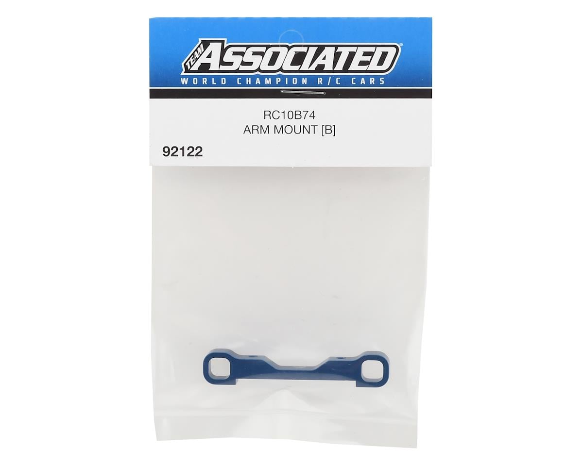 Team Associated RC10B74 Aluminum "B" Arm Mount (Blue)