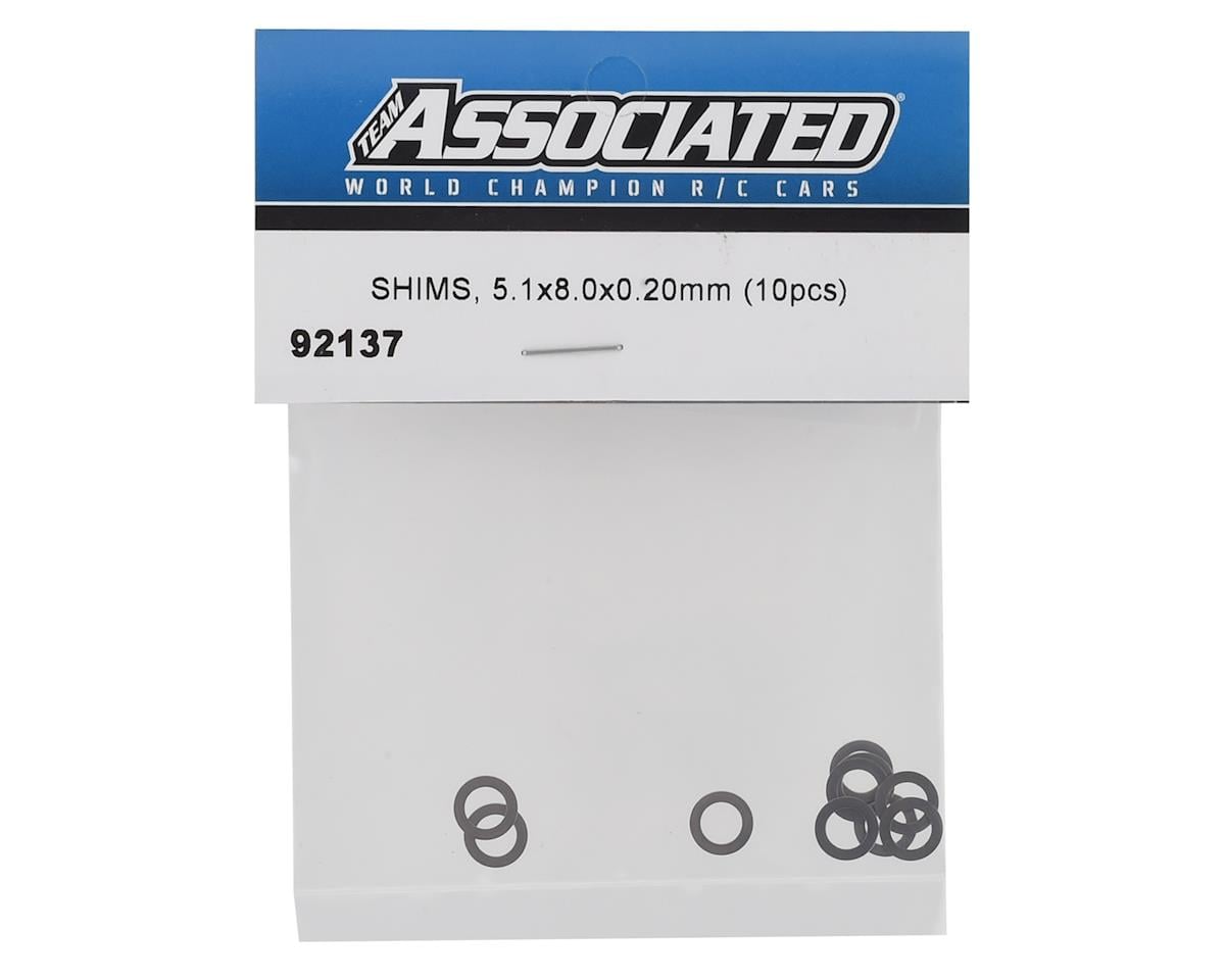 Team Associated 5.1x8.0x0.20mm Shims (9)