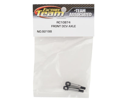 Team Associated RC10B74 Front DCV Axle (2)