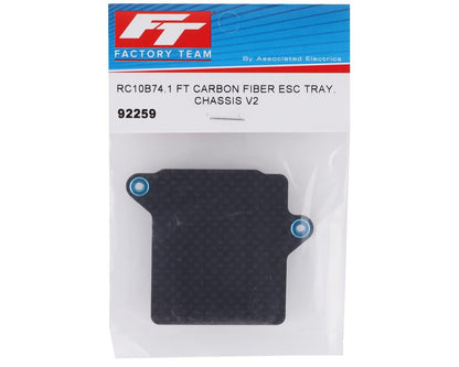 Team Associated RC10B74.1 Factory Team Carbon V2 ESC Tray