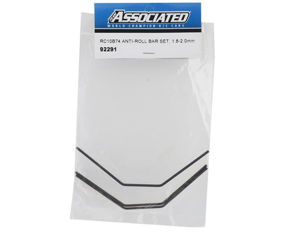 Team Associated RC10B74.1 Anti-Roll Bar Set (1.8-2.0mm)