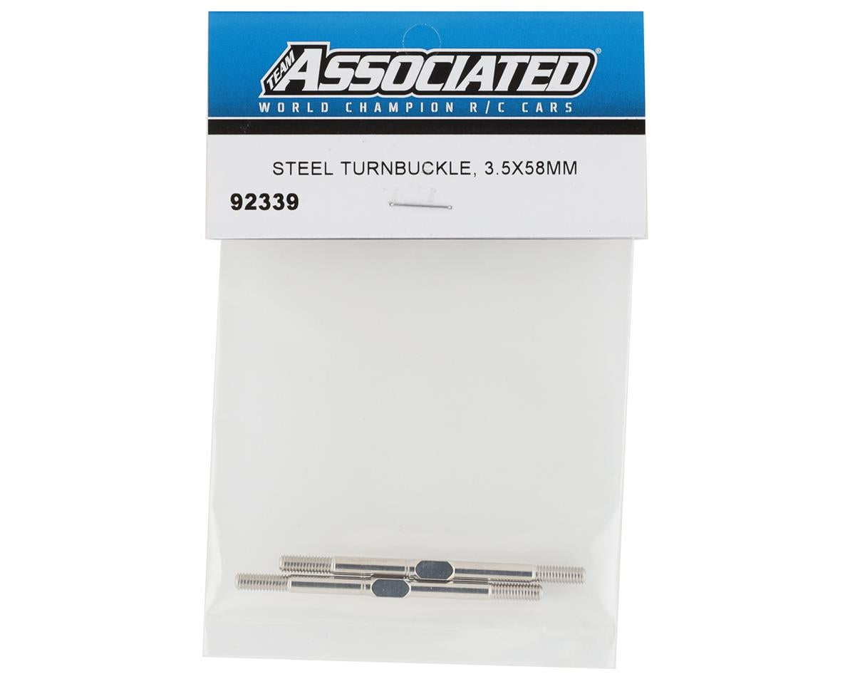 Team Associated 3.5x58mm Steel Turnbuckles (2)