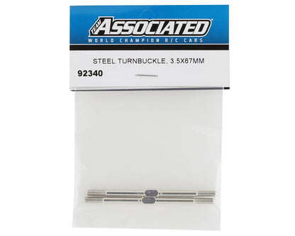 Team Associated 3.5x67mm Steel Turnbuckles (2)