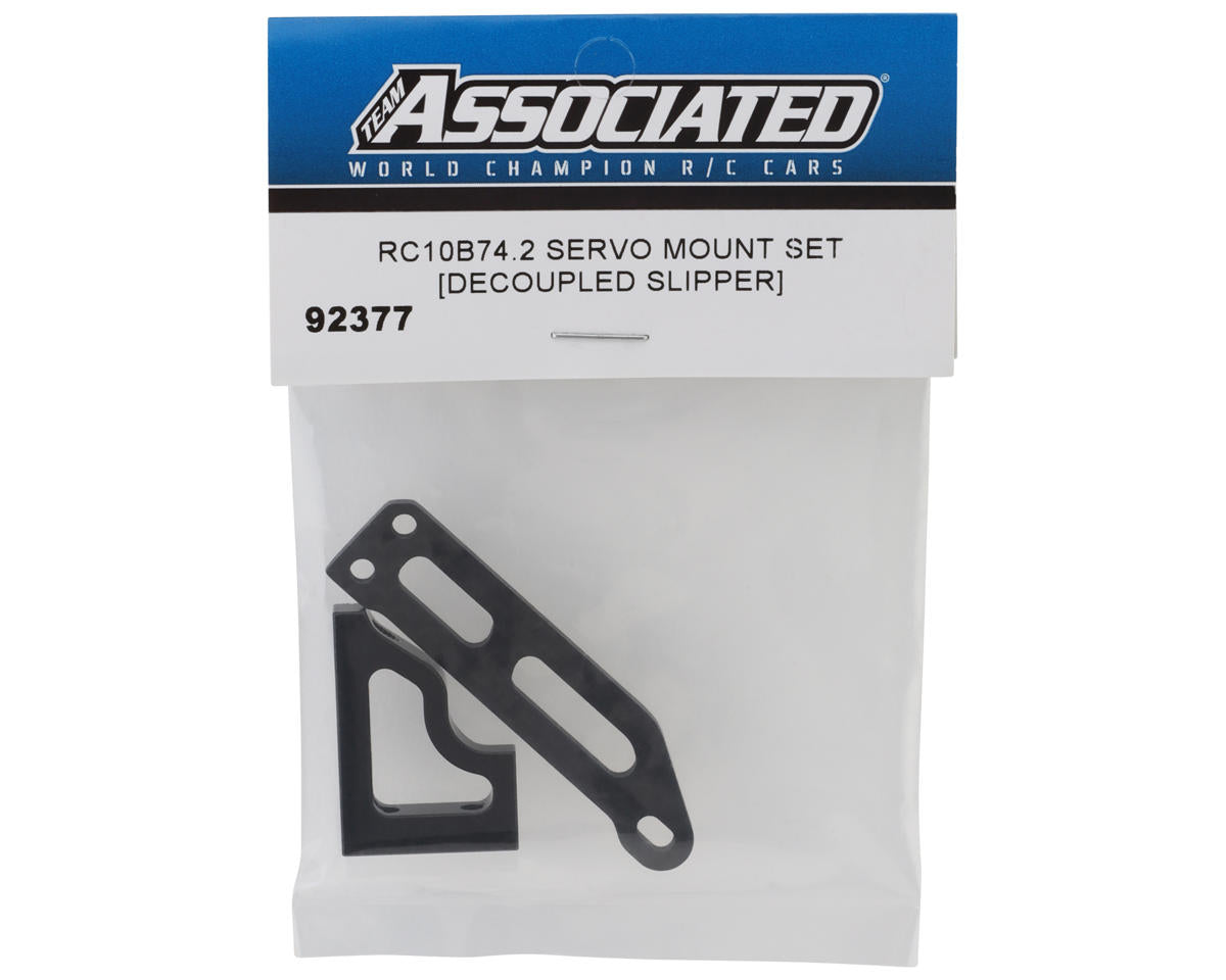 Team Associated RC10B74.2 Decoupled Slipper Carbon Fiber Servo Mount