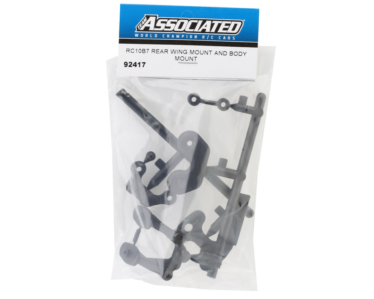 Team Associated RC10B7 Rear Wing & Body Mounts Set