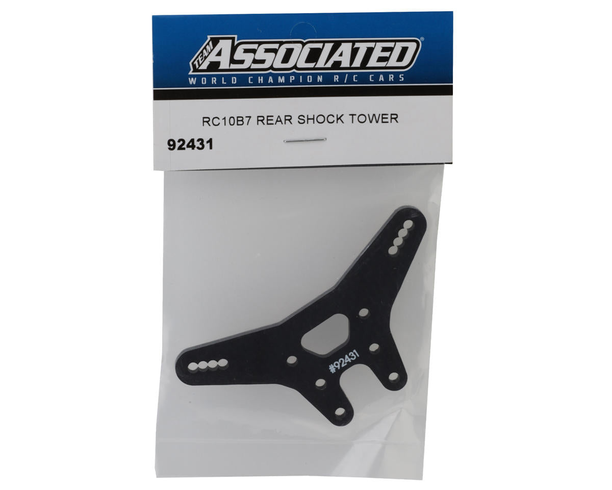 Team Associated RC10B7 Carbon Fiber Rear Shock Tower