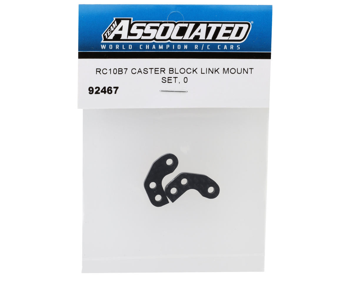 Team Associated RC10B7 Caster Block Link Mounts (+0mm) (2)