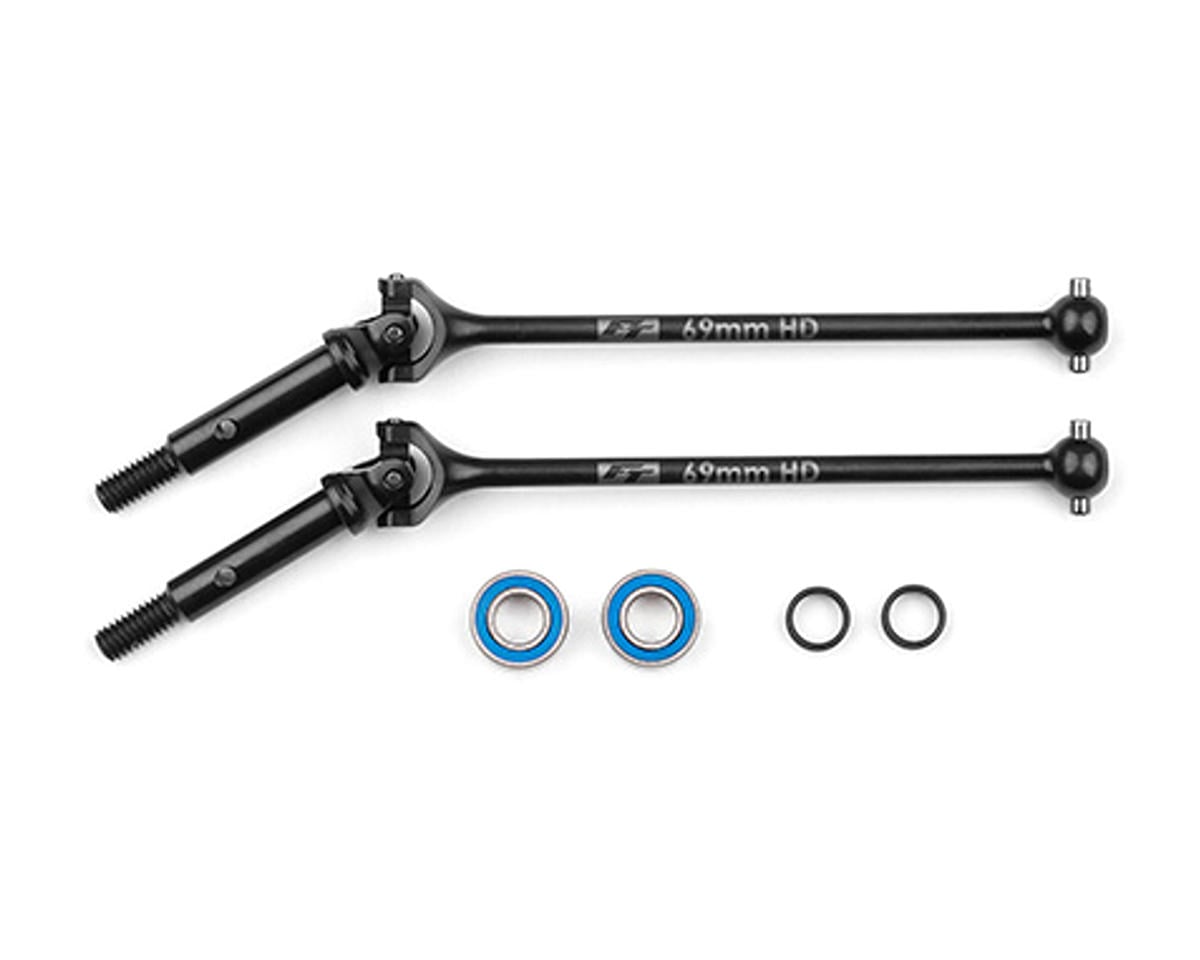 Team Associated RC10B7 Factory Team Steel Universal Driveshaft Set (69mm)