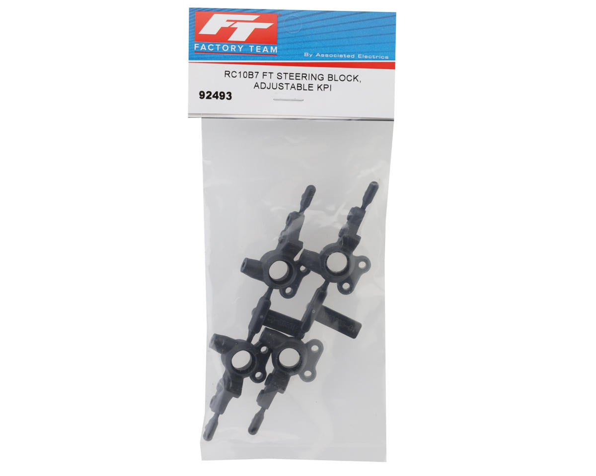 Team Associated RC10B7 Factory Team Adjustable KPI Steering Blocks (4)