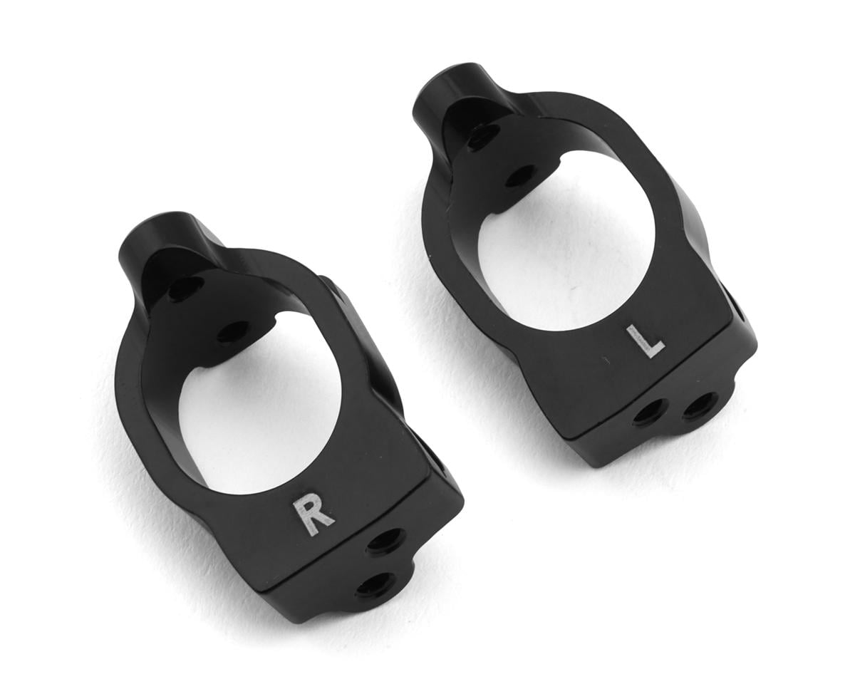 Team Associated RC10B84 Aluminum Caster Blocks (Black) (2)