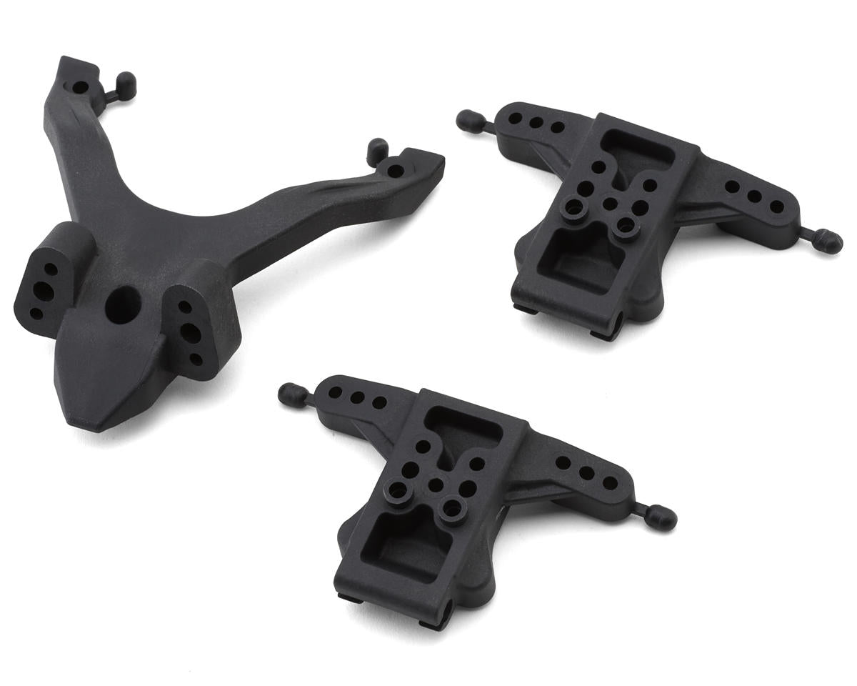 Team Associated RC10B7.1 Factory Team Carbon Top Plate & Ballstud Mount Set