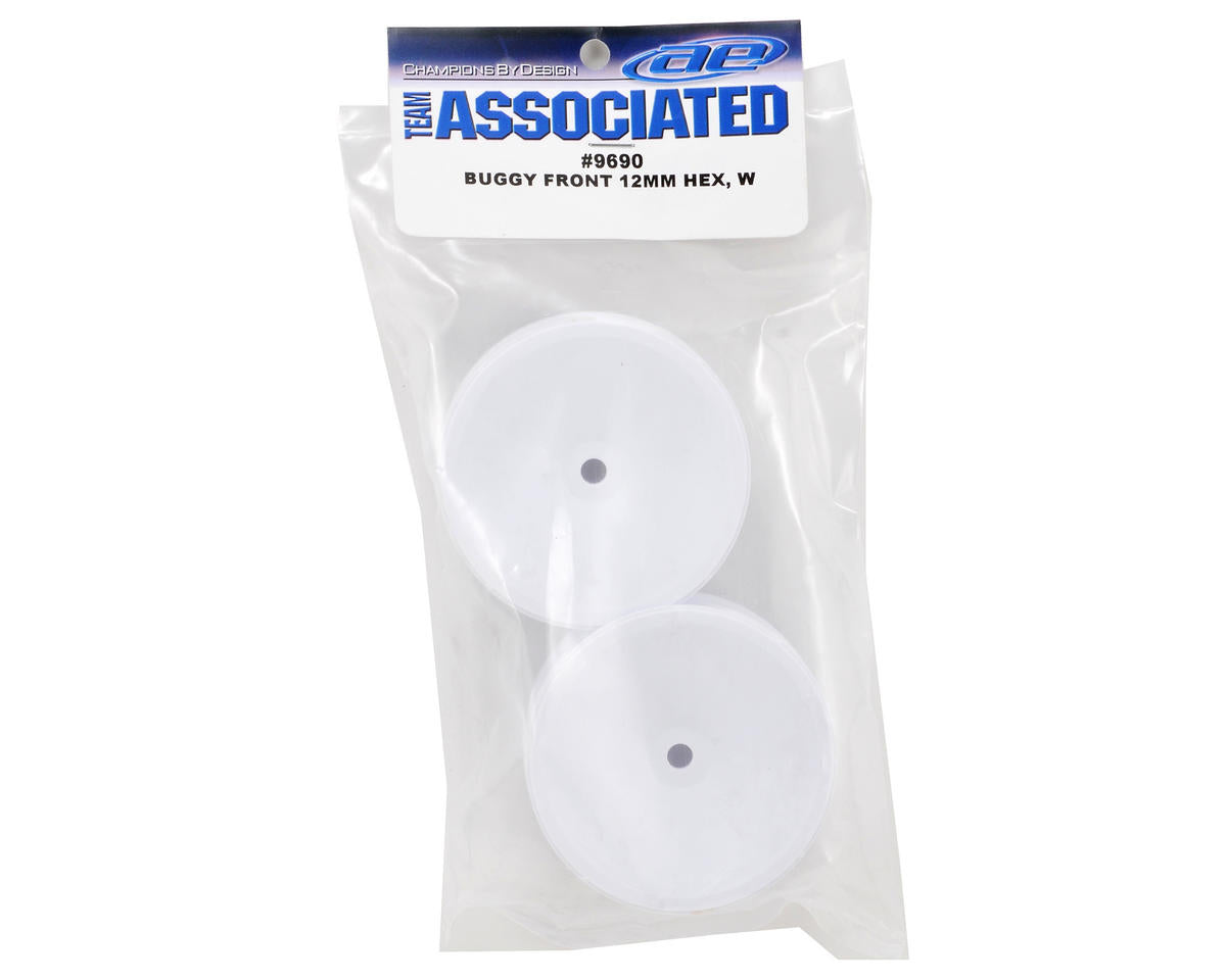 Team Associated 2.2 Front Buggy Wheels (2) (White)