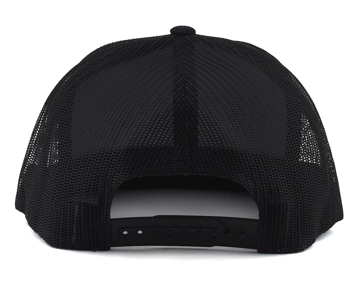 Team Associated AE Logo Trucker Hat "Flatbill" (Black) (One Size Fits Most)