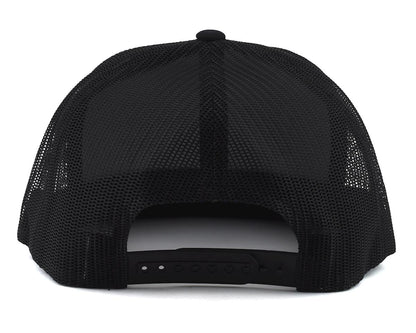 Team Associated AE Logo Trucker Hat "Flatbill" (Black) (One Size Fits Most)