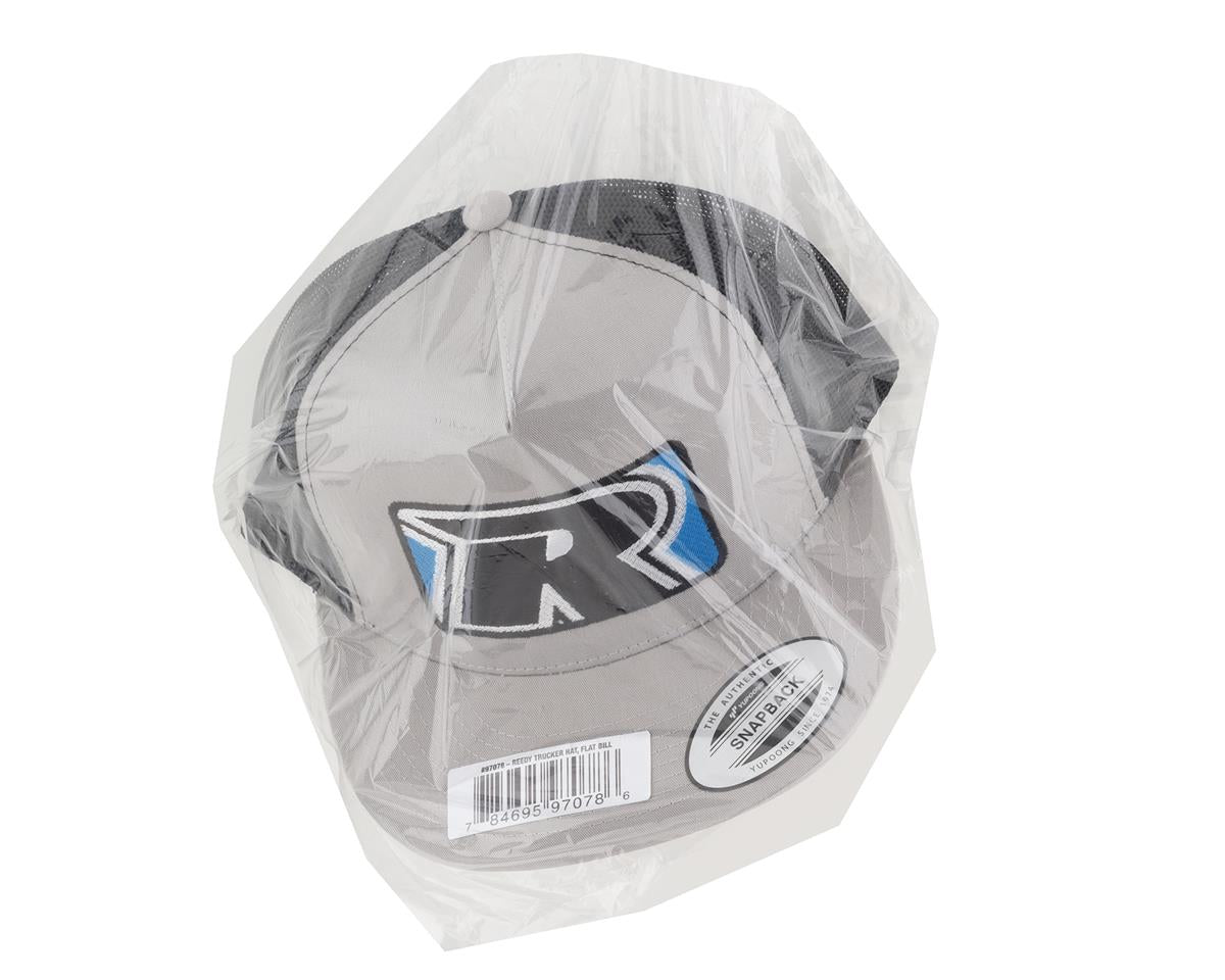 Reedy 2022 "Flatbill" Trucker Hat (Silver/Black) (One Size Fits Most)