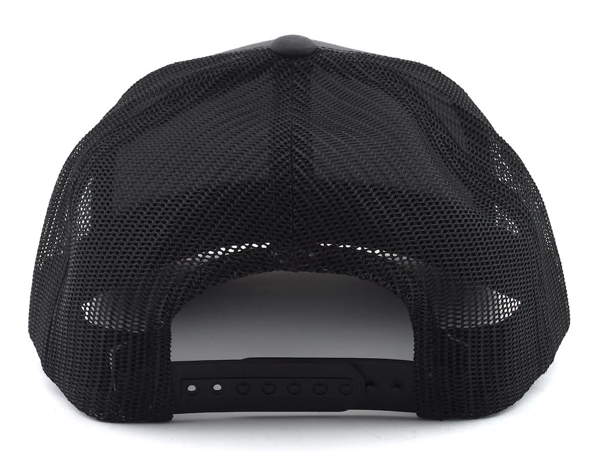 Team Associated Factory Team Logo "Flatbill" Trucker Hat (Black/Grey)