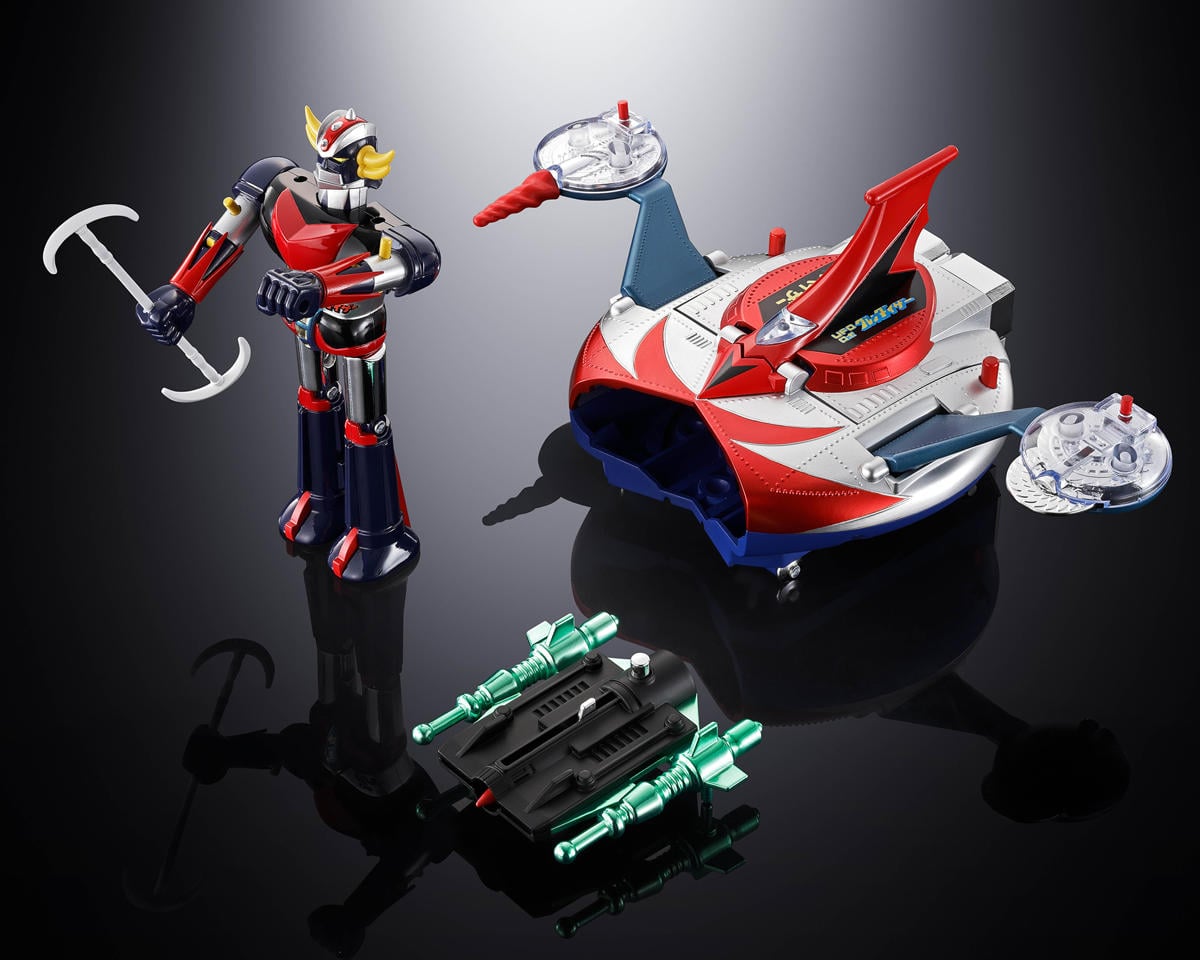 Bandai Tamashii Nations Chogokin Deluxe Grendizer & UFO Spazer "UFO Robo
