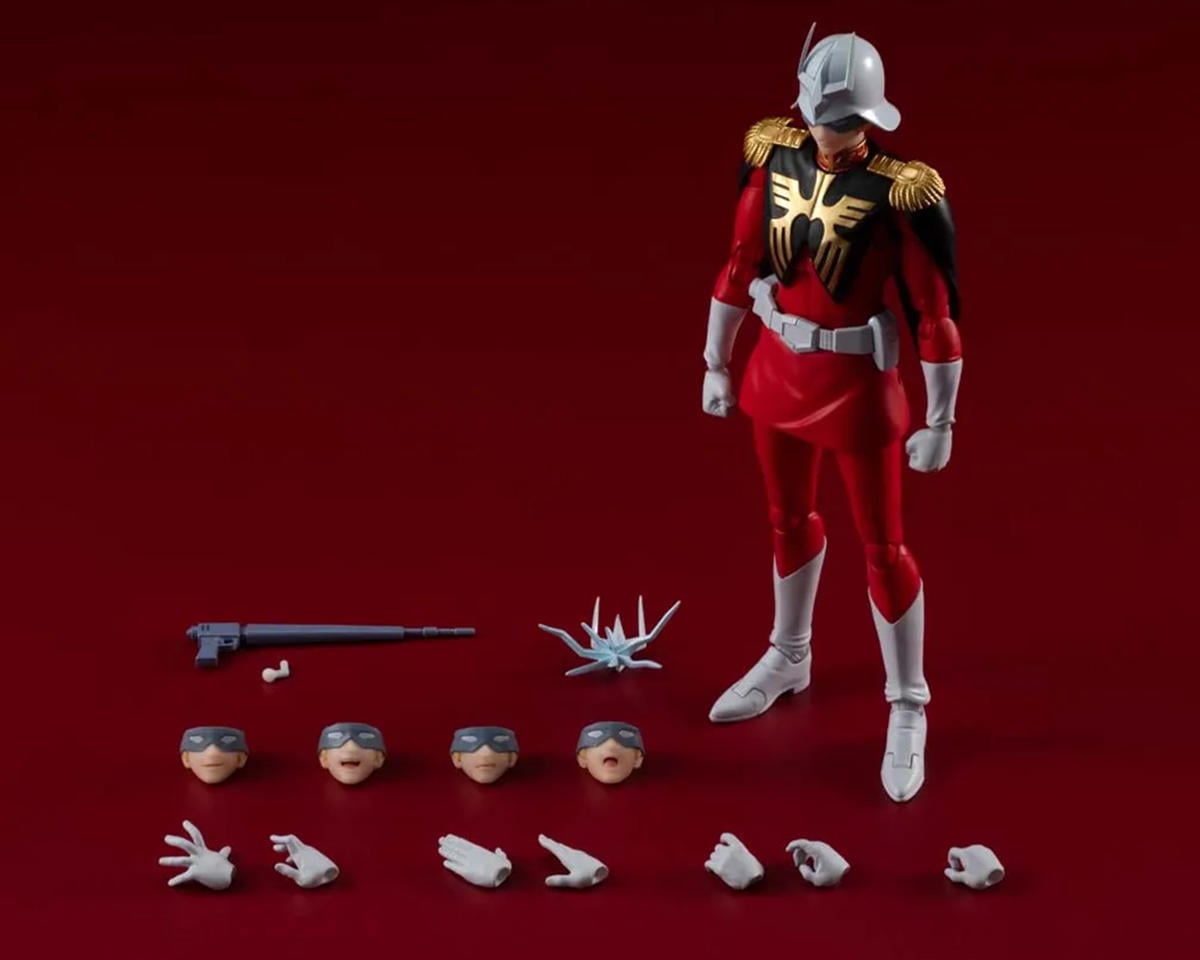 Bandai Tamashii Nations S.H. Figuarts Char Aznable "Mobile Suit Gundam" Action