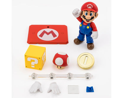 Bandai Tamashii Nations S.H. Figuarts Mario "Super Mario" Action Figure