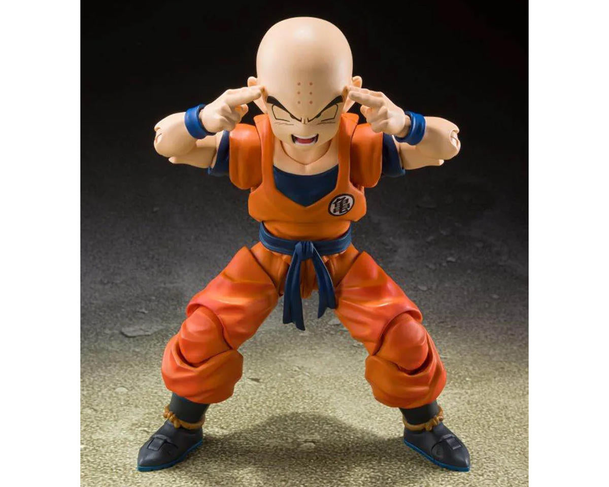 Bandai S.H. Figuarts "Dragon Ball Z" Krillin Earth's Strongest Man Action Figure