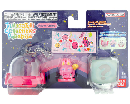 Bandai Tamagotchi Collectibles Paradise Meowtchi & Blind Figure Set