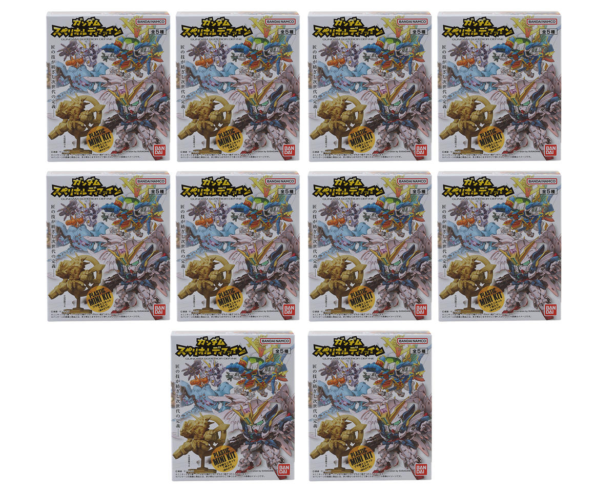 Bandai Shokugan Gundam Superior Define No. 01 Blind Box Mini Figures (Box/10)