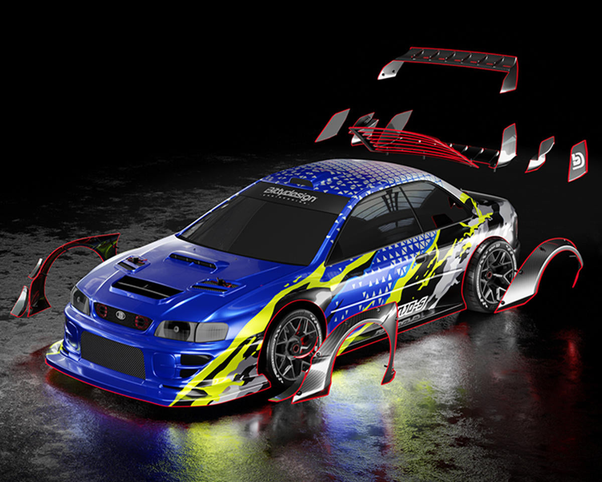 Bittydesign Arrma 1/7 Infraction/Limitless Kanjo-S Pre-Cut Body (Pre-Painted)