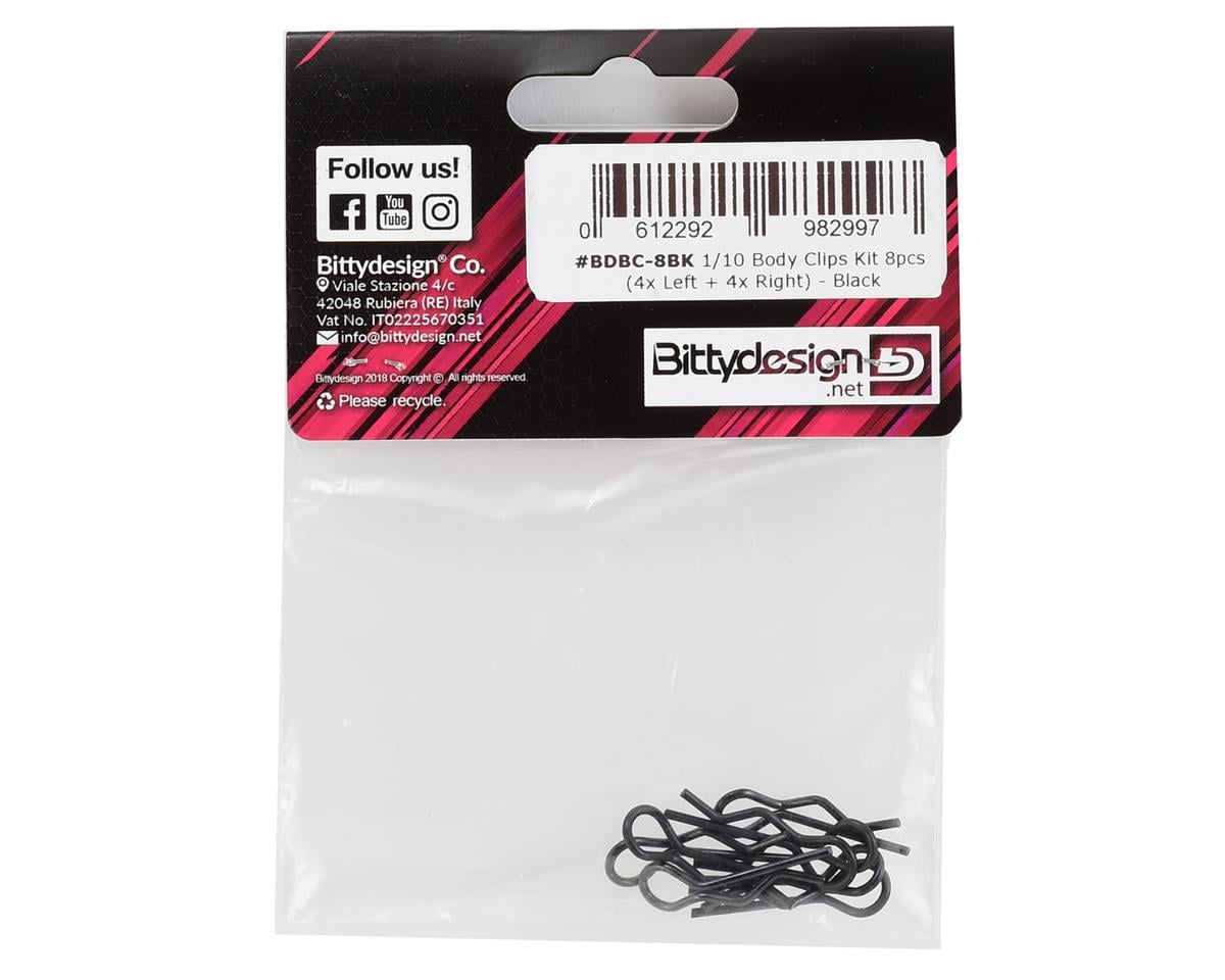 Bittydesign 1/10 Body Clips (Black)