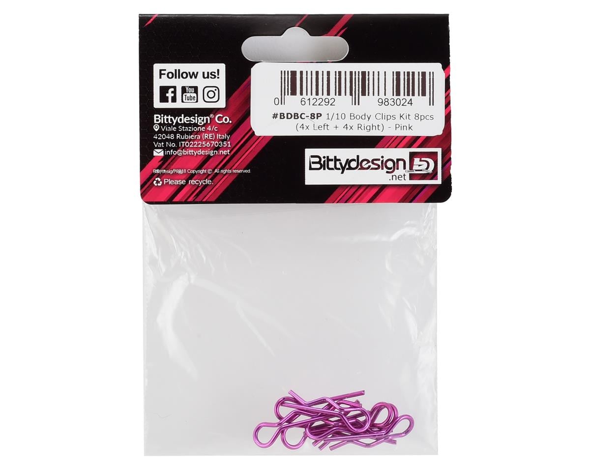 Bittydesign 1/10 Body Clips (Pink)