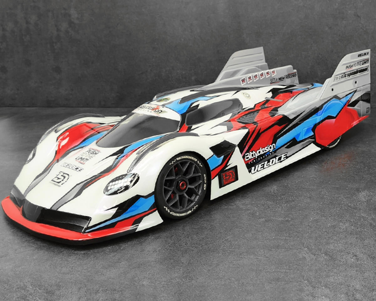 Bittydesign VELOCE 1/7 Fast Pre-Cut Speed-Run Body (Clear)