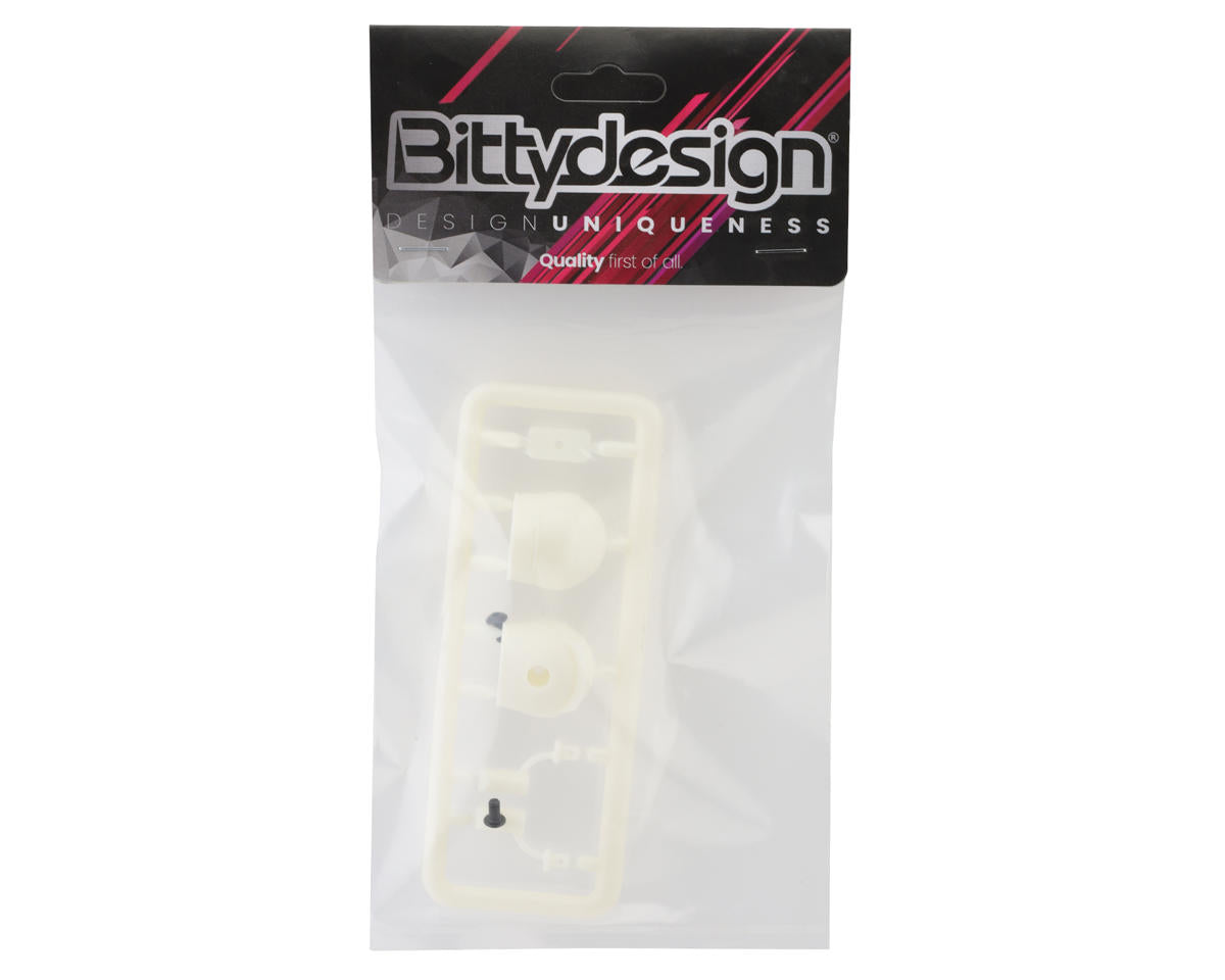 Bittydesign Universal F1 Helmet w/Mirrors (White)
