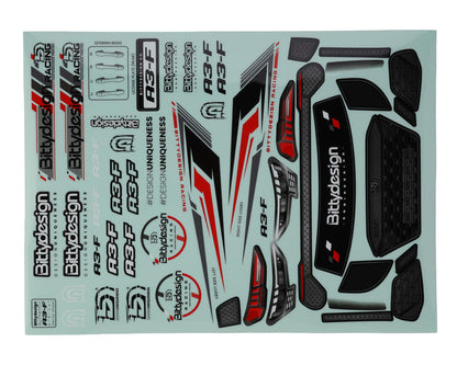 Bittydesign A3-F 1/10 FWD Touring Car Body (Clear) (190mm)