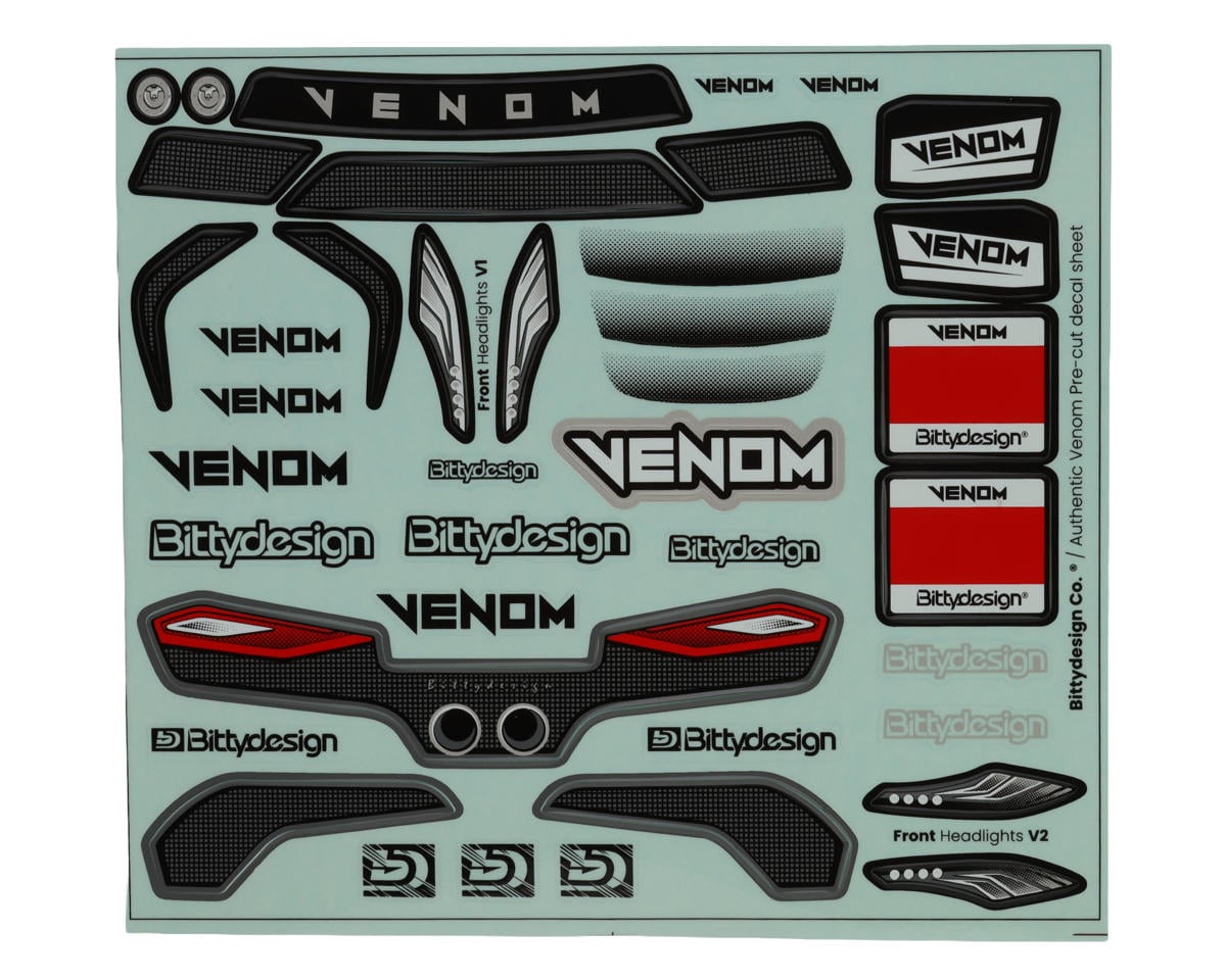 Bittydesign Venom 1/10 GT Body (Clear) (190mm)