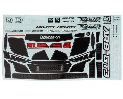 Bittydesign AR8-GT3 1/8 Ultra Lite GT body (Clear)