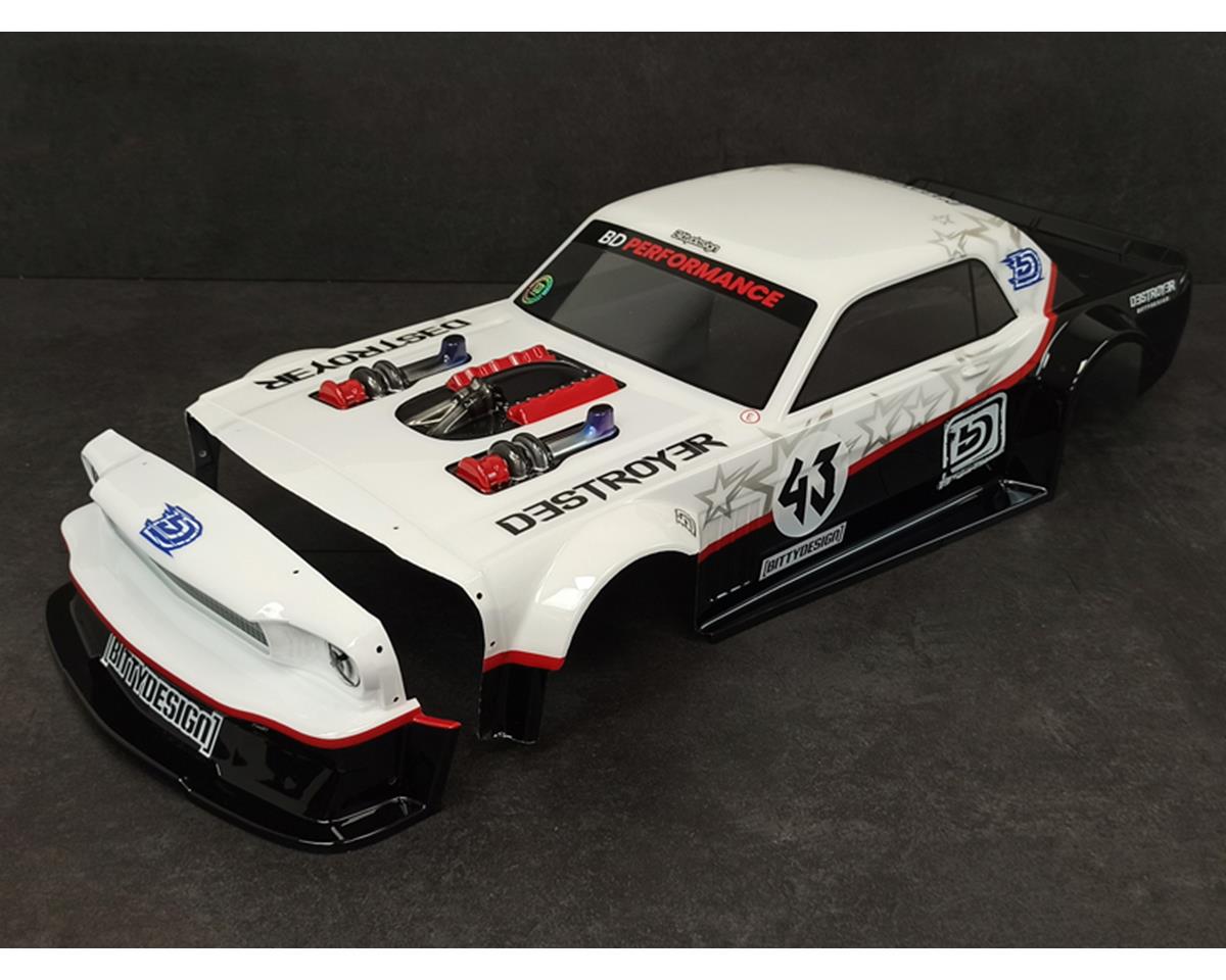 Bittydesign Destroyer 1/7 Supercar Body (Clear) (Arrma Infraction/Limitless)
