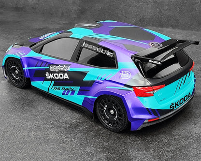 Bittydesign SKODA Fabia RS Rally2 1/10 Rally Body (Clear) (190mm)