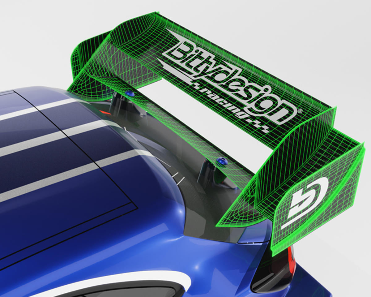 Bittydesign P10R Rear Wing (Clear)(Extra Hard)