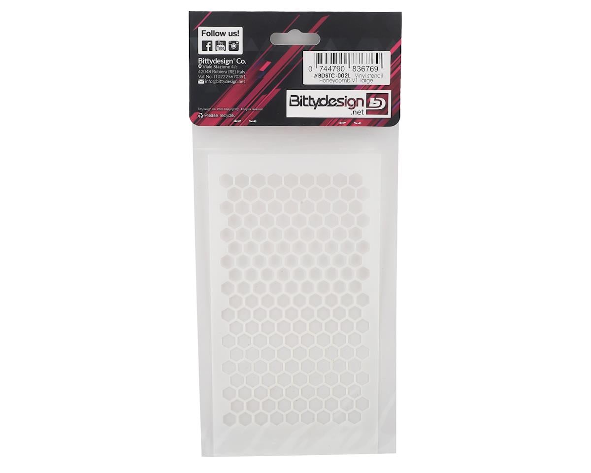 Bittydesign Vinyl Paint Stencil (Honeycomb V1 Large)