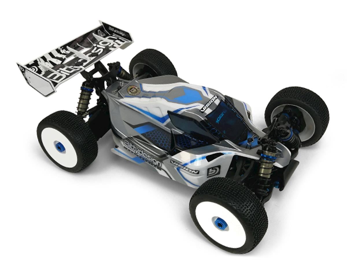 Bittydesign Vision Pre-Cut RC8B3.2e 1/8 Electric Buggy Body (Clear)