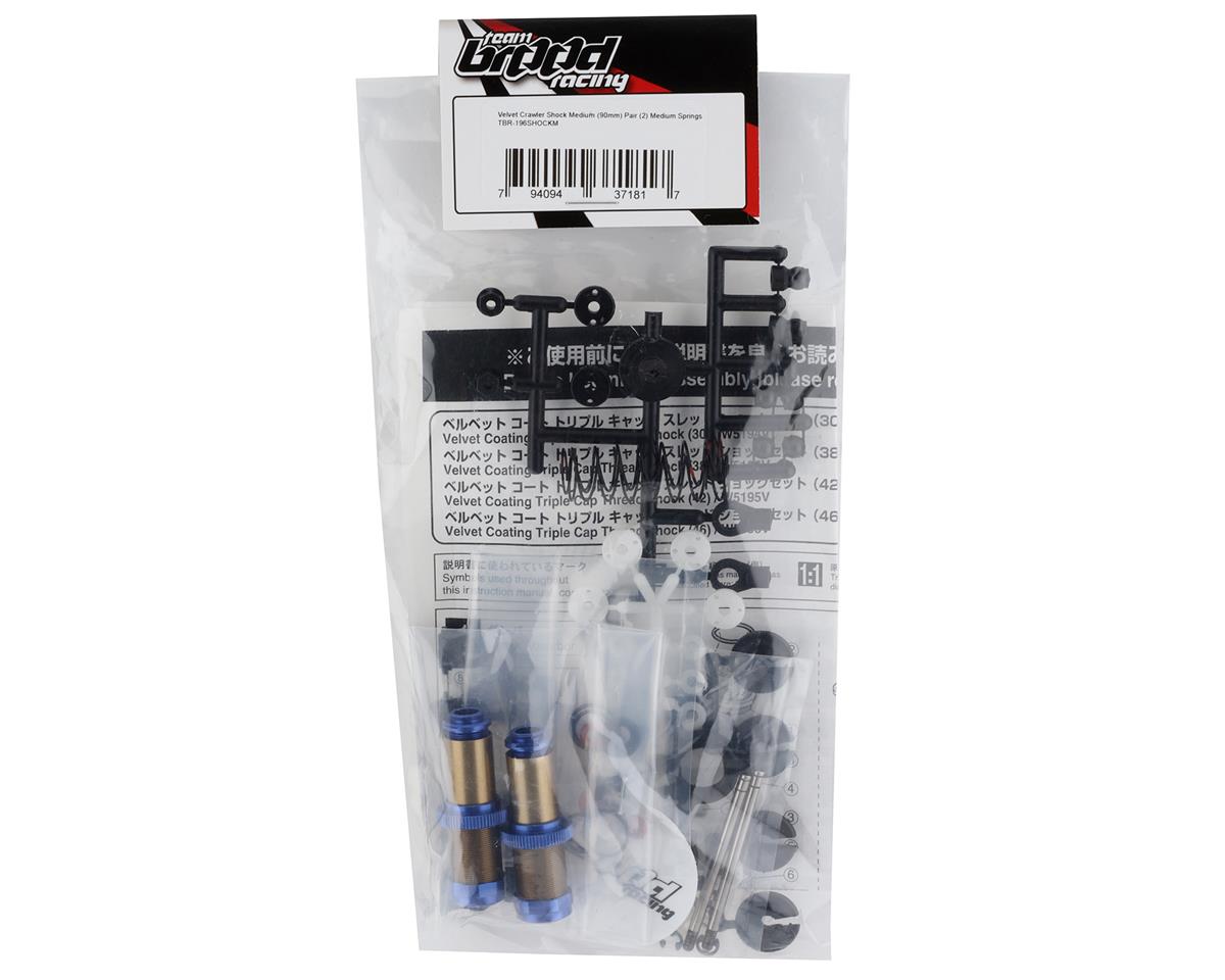 Team Brood Velvet "Medium" Crawler Shock w/Dlux Springs (90mm) (2) (Medium)